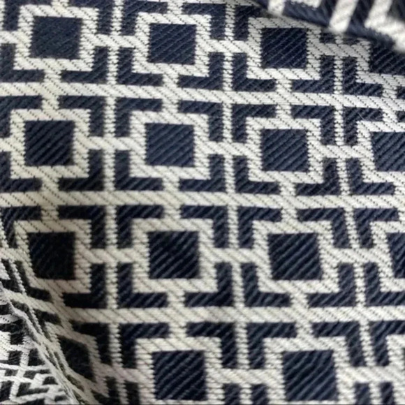 Banana republic geometric silk blend crop jacket 2 - Picture 4 of 7